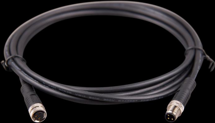 Produktbild Victron Energy M8-Rundsteckverbinder 3-polig 1m (VPE 2 Stk.)
