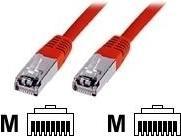 Image du produit Digitus CAT 5e SF-UTP câble patch PVC AWG 26/7 longueur 5 m couleur rouge (SF/UTP, CAT5e, 5 m)