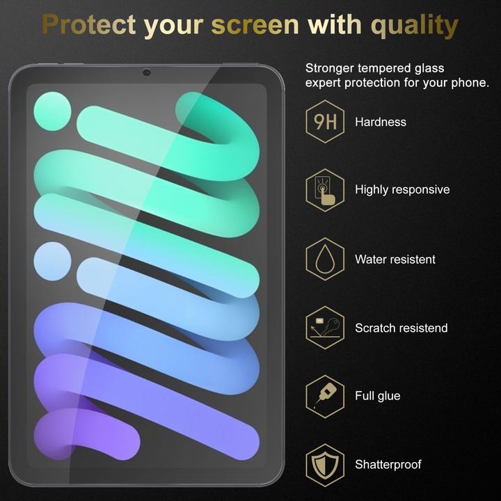 Image du produit Cadorabo Film de protection Tempered Tablet (1 pièce(s), iPad mini 6)