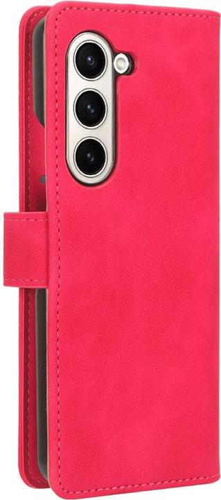 Image du produit Cover-Discount Galaxy Z Fold5 - Étui en cuir rouge (Samsung Galaxy Z Fold5)