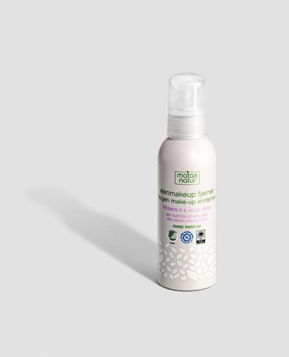 Actual product image Matas Natural Eye Make-up Remover with Organic Aloe Vera and Vitamin E (Make-up remover, 125 ml)