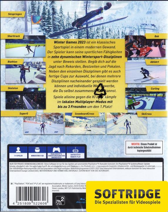 Image du produit Wild River Games Jeux d'hiver 2023 (PS4, DE)