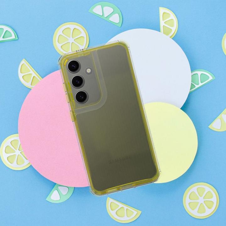 Actual product image OEM Back panel cover MATRIX CLEAR Case for SAMSUNG S20 FE / S20 FE 5G yellow (Samsung Galaxy S20 FE, Samsung Galaxy S20 FE 5G)
