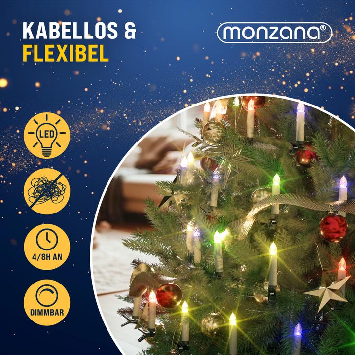 Produktbild Monzana Weihnachtsbaumkerzen (1 x)