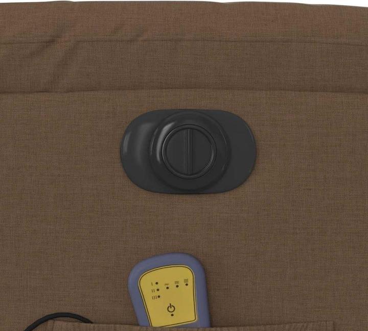 Immagine prodotto VidaXL Sedia da massaggio elettrica in tessuto marrone
