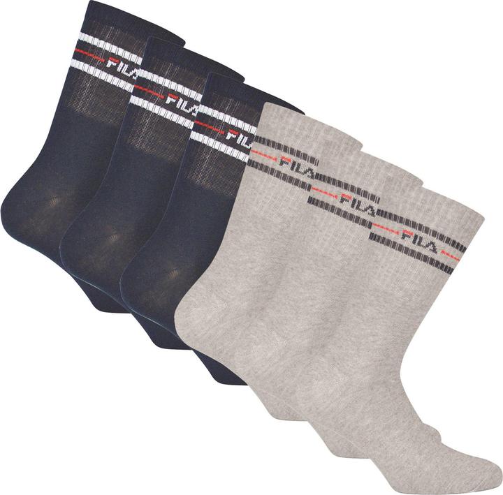 FILA Socken Sportlich Bequem sitzend (6er Pack, 39 - 42)