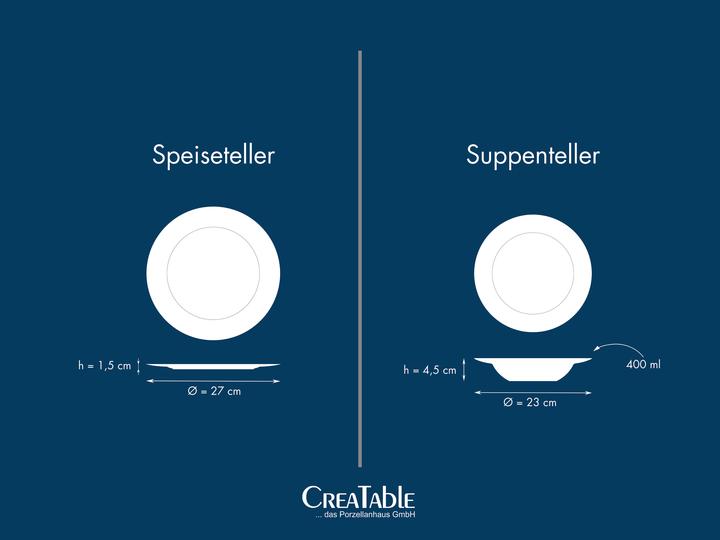 Produktbild CreaTable Fleur Royal (6 Stück)