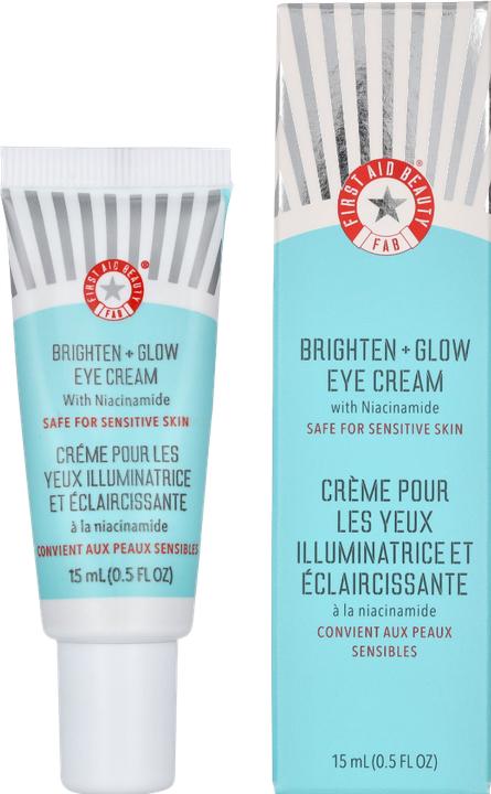 Actual product image First Aid Beauty Brighten + Glow Illuminating Eye Cream for Dark Circles (15 ml, Day + Night)