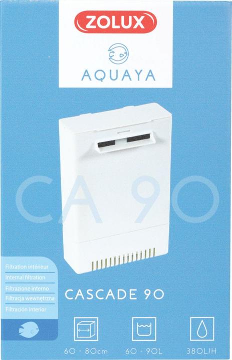 Image du produit Zolux AQUAYA filtre Cascade 90, blanc (90 l, Eau douce, Eau salée)