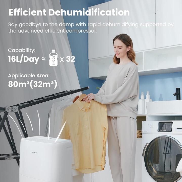 Image du produit Comfee respirateurs déshydratants (32 m², 16 l/24h)