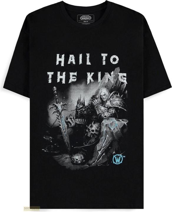 Immagine prodotto Difuzed World Of Warcraft - Maglietta a maniche corte da uomo Hail To The King - S (S)