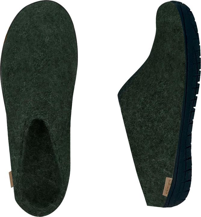 Image du produit Glerups Semelle en caoutchouc naturel Noir Pantoufles (40)