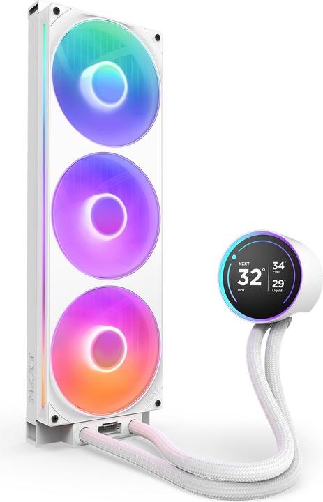 Produktbild NZXT Kraken Elite 420 RGB 420 mm (weiss)
