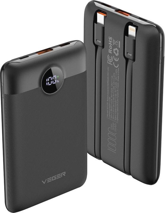 Veger C11 (10000 mAh, 22.50 W, 38.50 Wh)