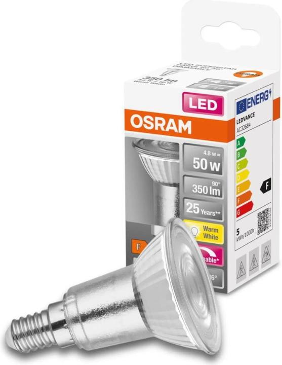 Actual product image Osram Superstar Par 16 (E14, 50 W, 350 lm, 1 x, F)