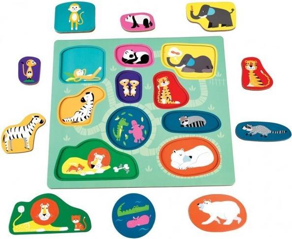 Produktbild Rex London Bilderpuzzle Animal Park