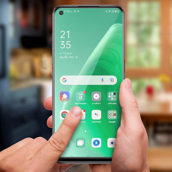 Produktbild Avizar Kristallklare Folie, Glas-Displayschutz (1 Stück, Oppo A74 5G, Realme Narzo 30 5G)
