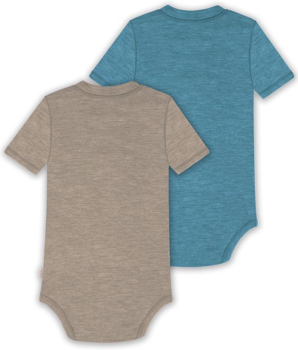 Produktbild Normani 2er Set Baby Merino Kurzarmbody „Tihoi" - 9321 (74)