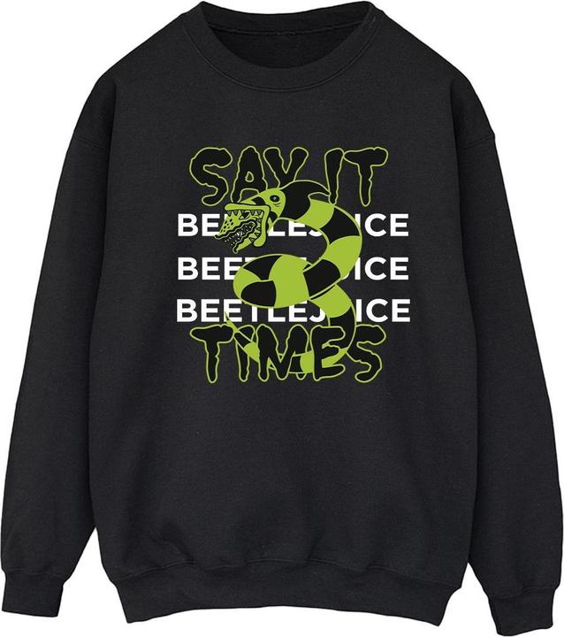 Beetlejuice Say It 3 Times Sweatshirt (XXL)