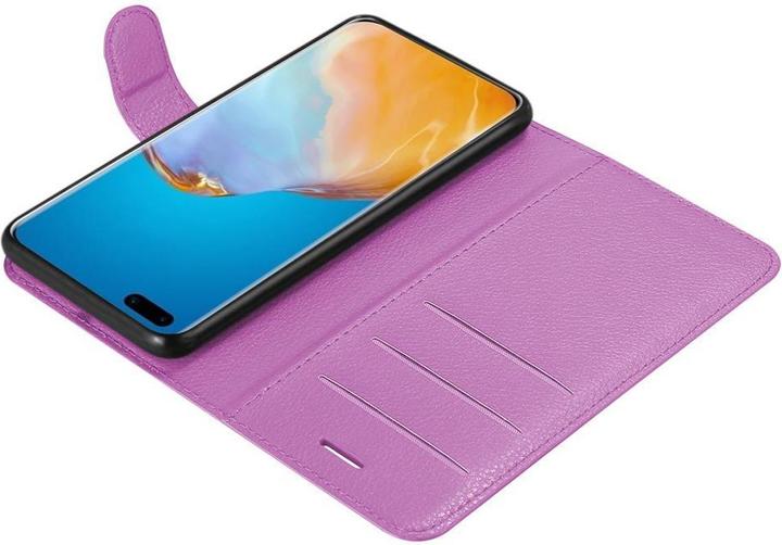 Actual product image Cadorabo Book with stand function cover (Huawei P40 Pro+)