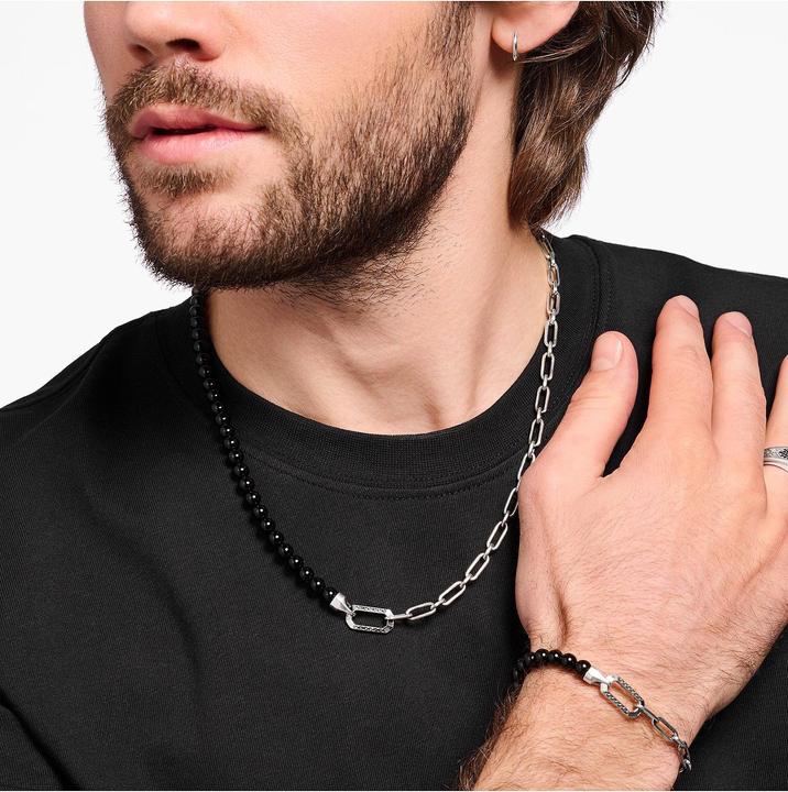 Immagine prodotto Thomas Sabo Catena di perline di onice (Argento 925, 50 - 55 cm)
