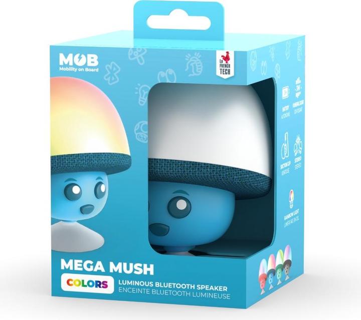 Immagine prodotto MOB Altoparlante Mega Mush Fungo Blu (3 h, Corrente elettrica)