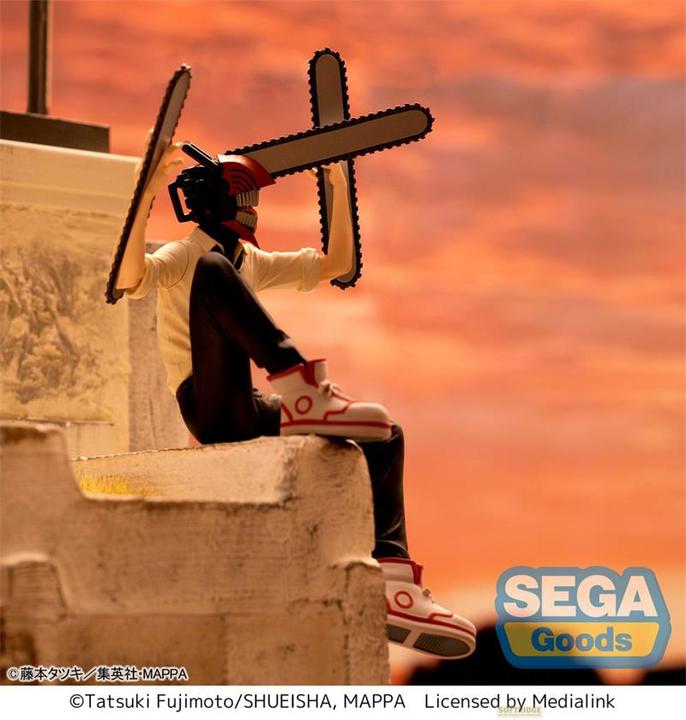 Immagine prodotto Sega Goods CHAINSAW MAN - Uomo con la motosega - Figurina PM che si appollaia 14 cm