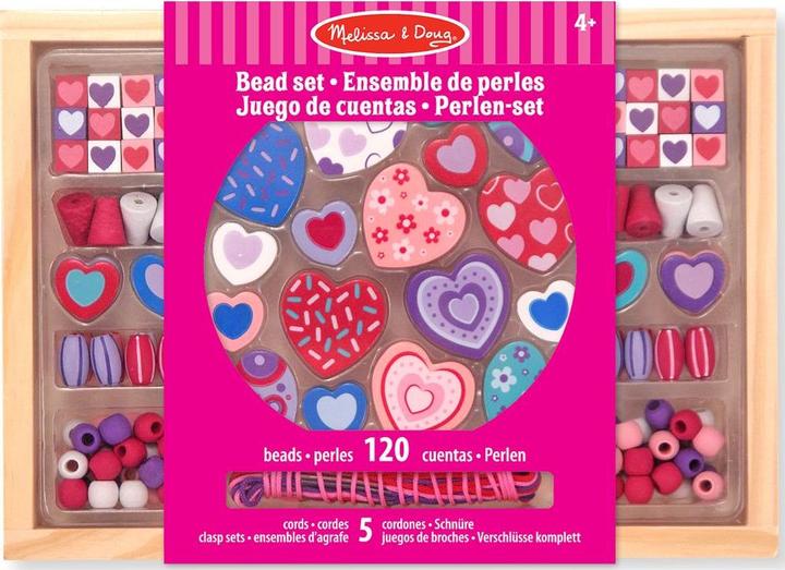 Produktbild Melissa & Doug Holzperlen-Set