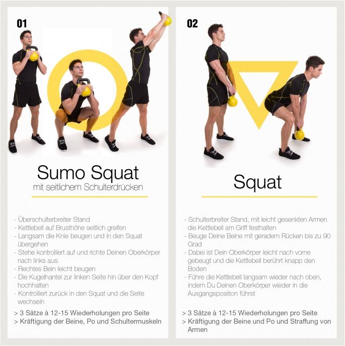 Produktbild Gorilla Sports Kettlebell (1 x 6 kg)
