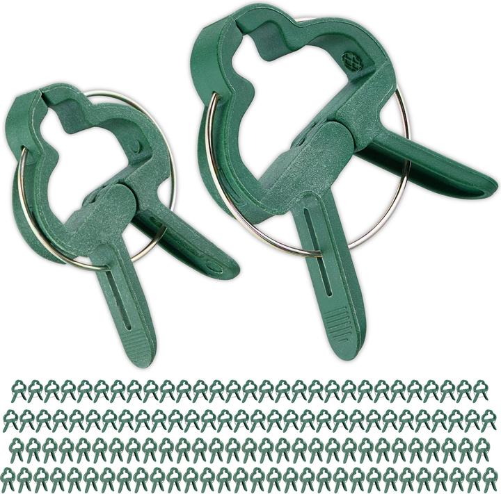 Relaxdays Plant clips (6 cm, 4.50 cm)