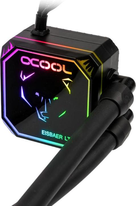 Actual product image Alphacool Eisbaer Aurora LT360 CPU Digital RGB Complete Watercooler
