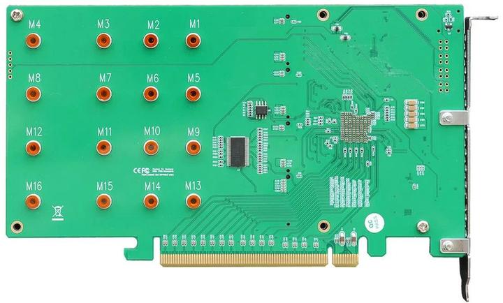 Actual product image HighPoint Host Bus Adapter Rocket 1104 PCI-Ex16v3 - 4x M.2 NVMe