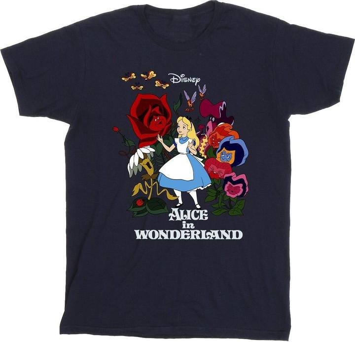 Disney Alice im Wunderland Blumen TShirt (4XL)
