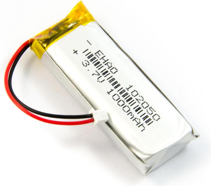 Image du produit Purecrea Batterie LiPo 1000mAh JST 1.25 / Lithium Ion Polymer pour LoRa TTGO