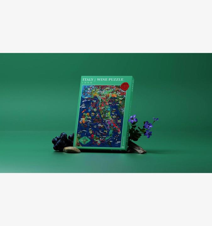 Produktbild Water & Wines Puzzle Wine Italy lindgrün (1000 Teile)
