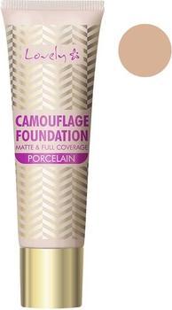 Lovely LOVELY Camouflage Foundation Matt & Full Coverage kryjący podkład do twarzy 1 Porcelain 25g