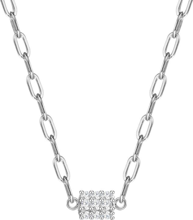 Glanzstücke München Damen Sterling Silber Zirkonia silber 40,0 cm Basiskette + 5,0 cm Verlängerung - 28979 (Sterling Silber, 40 - 45 cm)