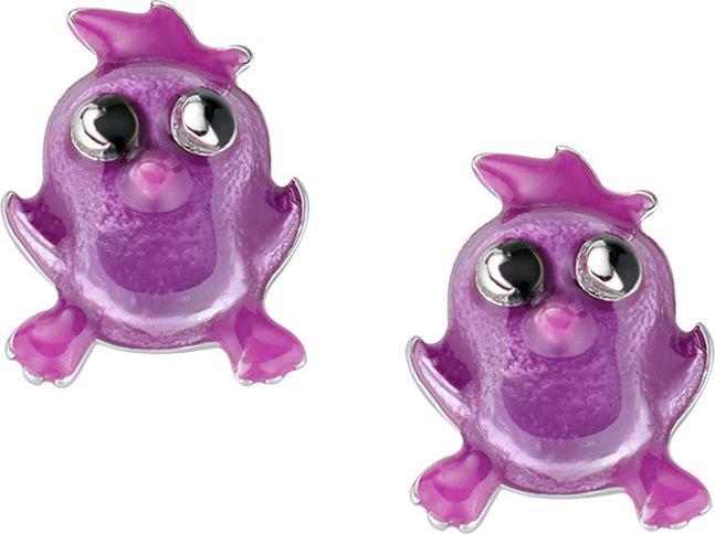 Amen Junior Little Bird Ohrstecker (Silber 925, Emaille)