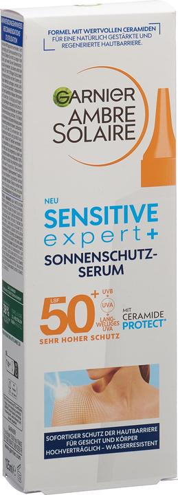Image du produit Garnier Ambre Solaire Sensitive Advanced expert+ (Crème solaire, SPF 50+, 125 ml, 161 g)