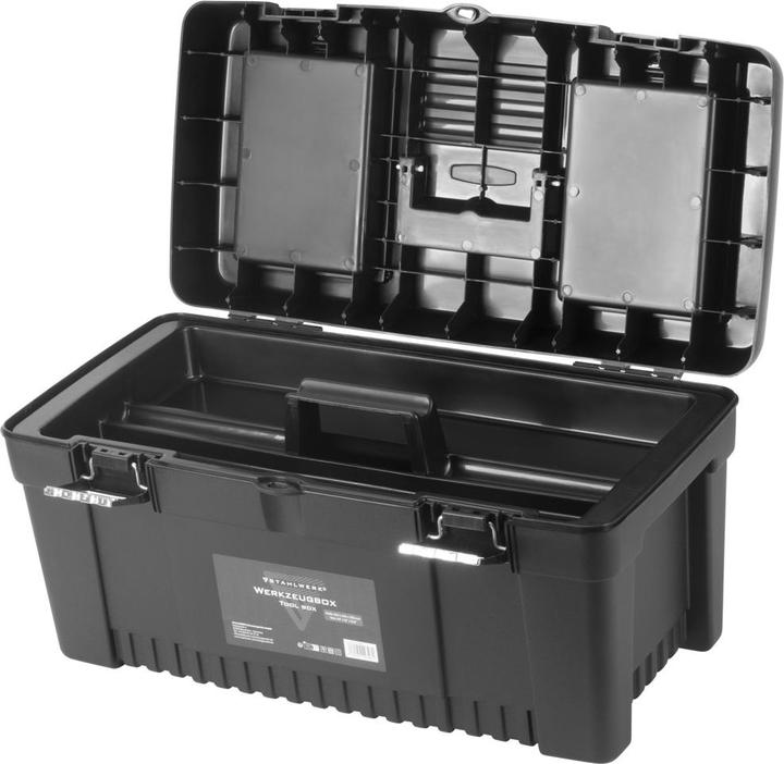 Produktbild Stahlwerk Toolbox Set mit 4 leeren Werkzeugkisten Modul-System Sortimentsboxen