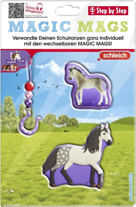 Actual product image Step by Step Set di accessori per zaini scolastici Magic Mags Limited Edition by SCHLEICH