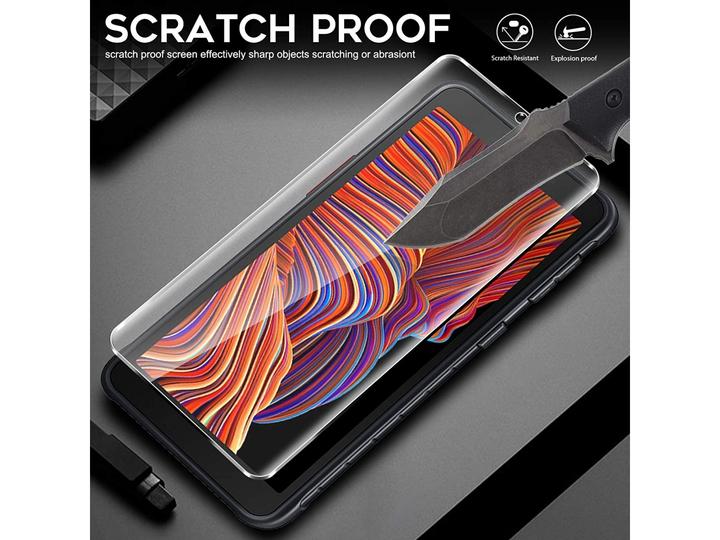 Produktbild Screenguard Samsung Galaxy XCover 5 Panzerglas Schutzfolie Case Friendly Design (1 Stück, Samsung Galaxy Xcover 5)