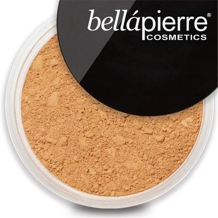 Actual product image Bellapierre Cosmetics Bellapierre Mineral Foundation Powder Full Coverage SPF 15 Vegan & Cruelty-Free 9g Brown Sugar
