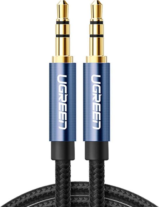 Productafbeelding Ugreen AV122 jack kabel 3.5mm AUX 2m (blauw) (2 m, 3,5 mm aansluiting (AUX))