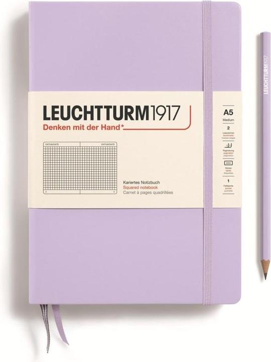 Produktbild Leuchtturm1917 Notizbuch (A5, Kariert, Harter Einband)