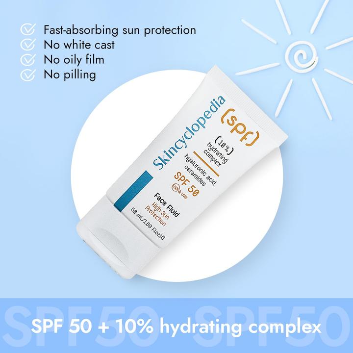Actual product image Skincyclopedia Hydrating Fluid (Sun cream face, SPF 50, 50 ml)
