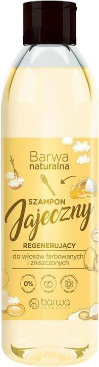 Image du produit Barwa Natural Colour - Shampooing régénérant à l'oeuf pour cheveux ternes et abîmés 300Ml (300 ml, Shampoing liquide)