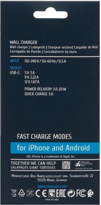 Image du produit Rivacase APPAREIL MOBILE WALL/WHITE PS4101 WD4 (20 W)
