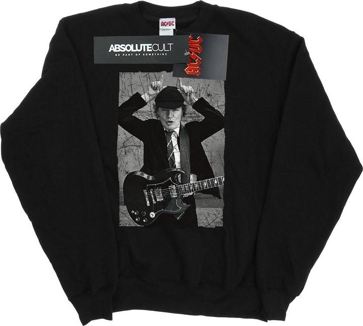 AC/DC Angus Young Distressed Photo Sweatshirt