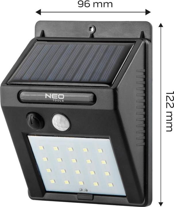 Produktbild Neo Wandleuchte Solarleuchte (Wandsolarleuchte 20 SMD LED 250 lm) (250 lm, IP44)